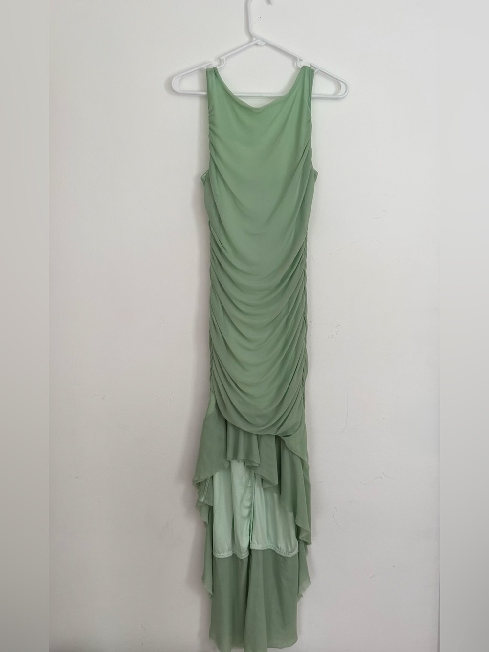 Zesica Ruched Ruffle Dress